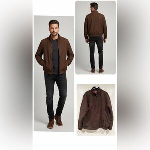 Patrick James West Coast Men's Brown Classic Jacket size M